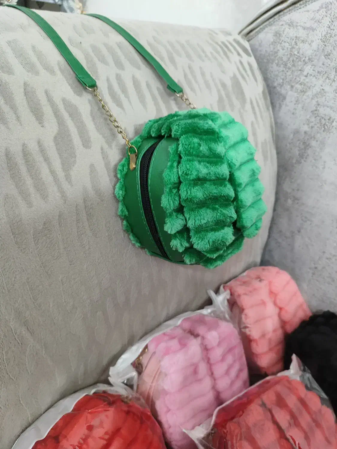 کیف دخترانه خز خرگوشی|کیف، کفش، کمربند|خمینیشهر, |دیوار