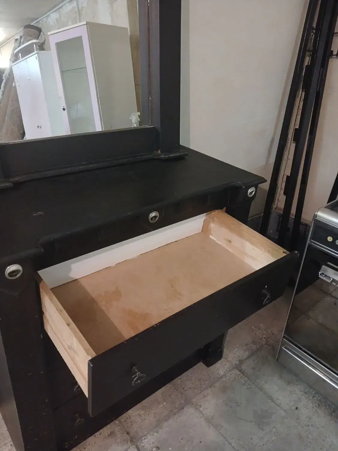 دراور و آینه چوبی|جاکفشی، کمد، دراور|تهران, جوادیه|دیوار