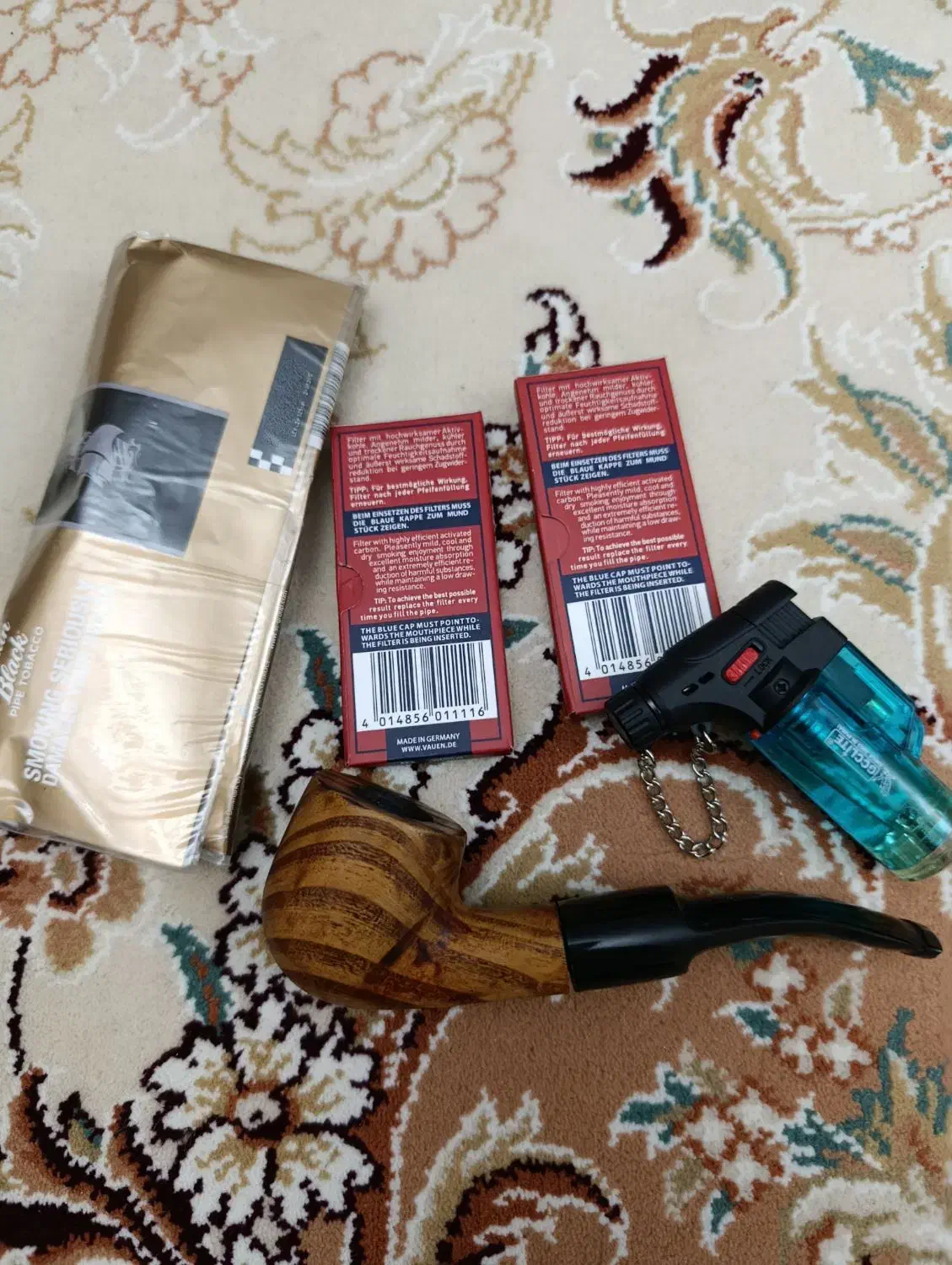 پیپ چوبی کلکسیونی|کلکسیون اشیاء عتیقه|علیآباد کتول, |دیوار