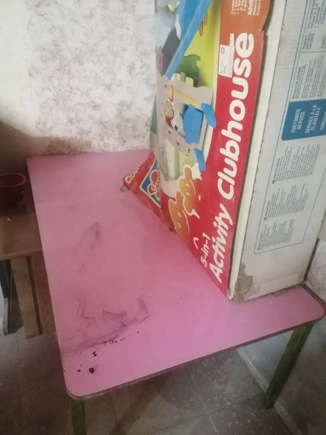 .میز کودک سرسره کودک وکامپیوتر|میز تحریر و کامپیوتر|کازرون, |دیوار