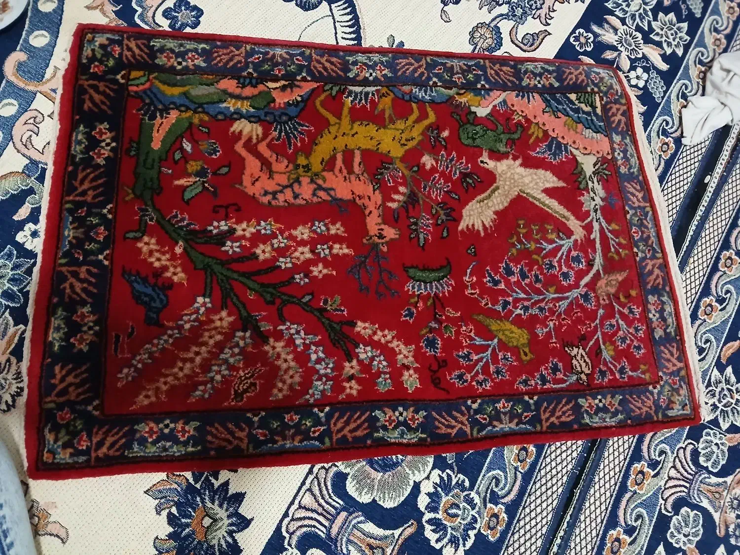 قالیچه قالی دستباف|فرش|کرج, کمال‌شهر|دیوار