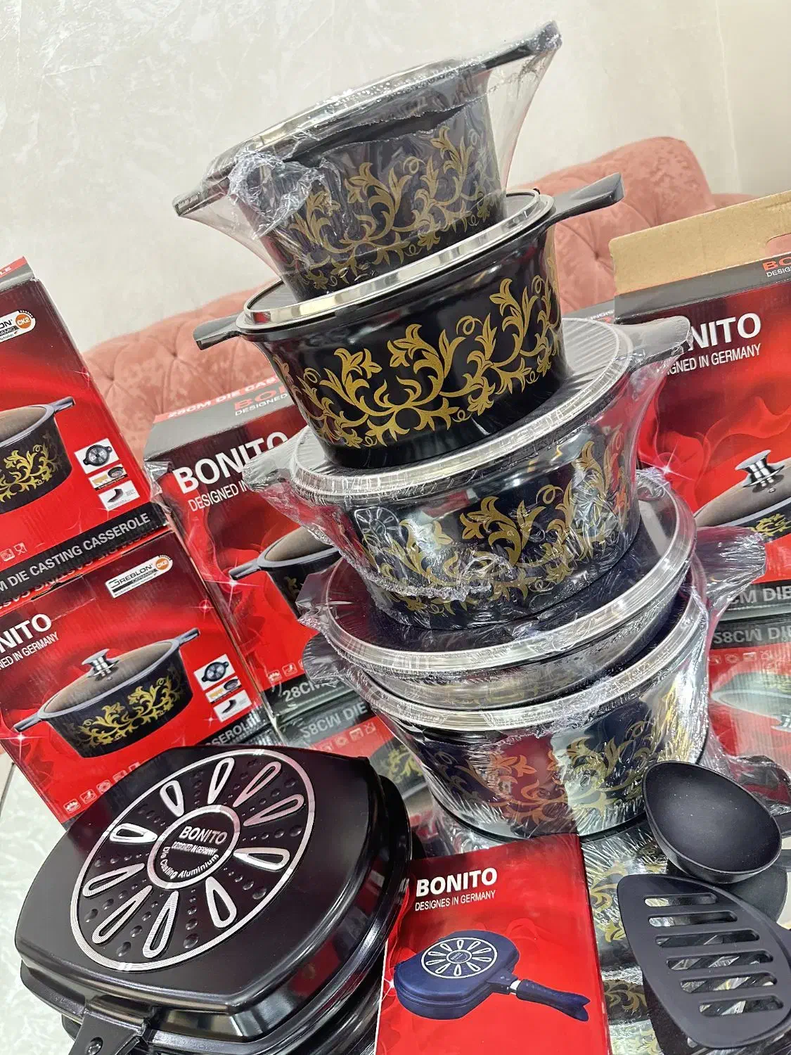 سرویس قابلمه چدن سرامیک آلمان|ظروف پخت‌وپز|تهران, خلیج فارس|دیوار