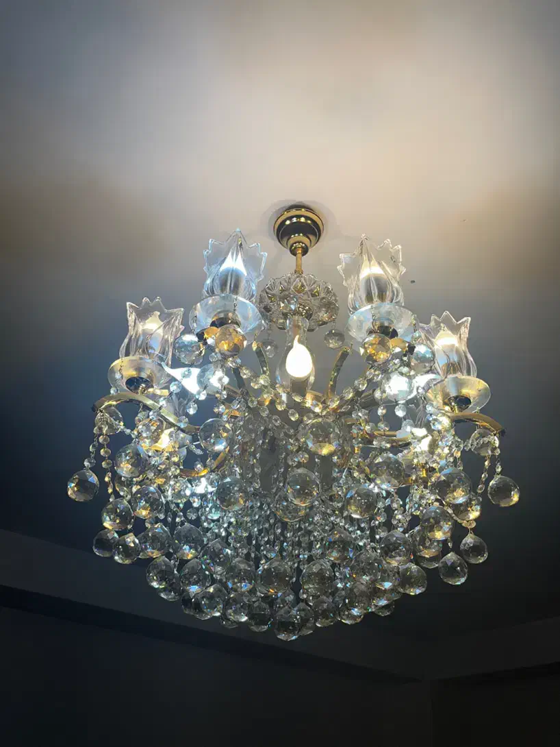 لوستر کریستالی ۱۶ شاخه|لوستر و چراغ آویز|تهران, نارمک جنوبی|دیوار