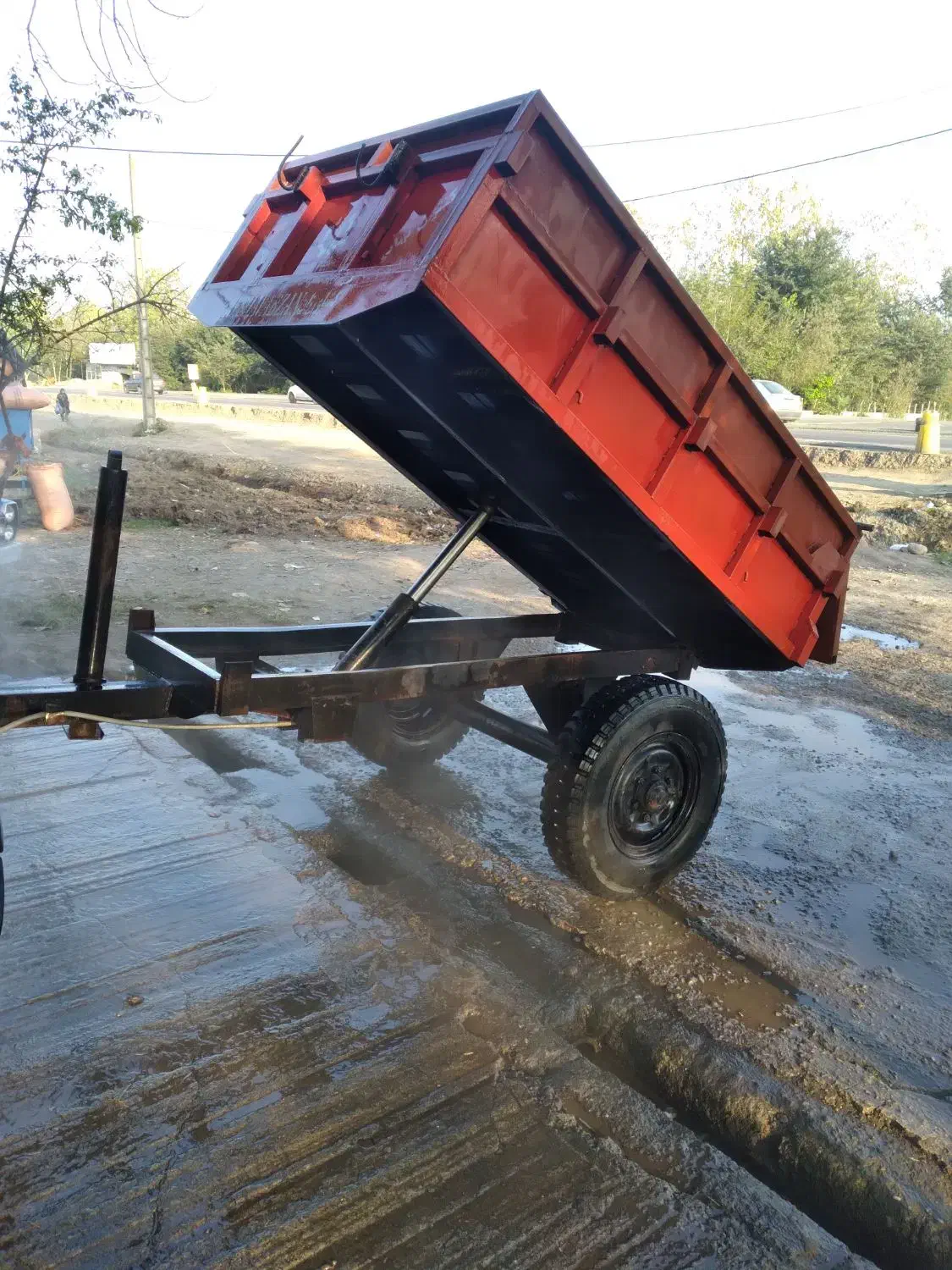 بارکش یا تیلر  تراکتور|ماشین‌آلات صنعتی|لاهیجان, بازکیاگوراب|دیوار