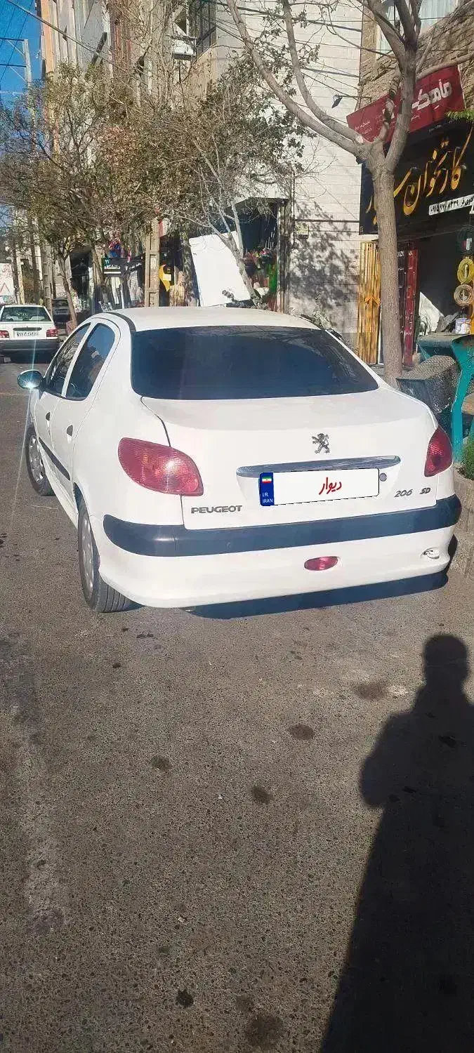 ۲۰۶ اس دی  V8مدل ۹۸|خودرو سواری و وانت|سبزوار, پیام|دیوار