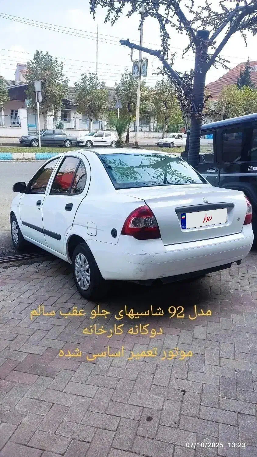 تیبا دوکانه کارخانه مدل92|خودرو سواری و وانت|آستارا, |دیوار