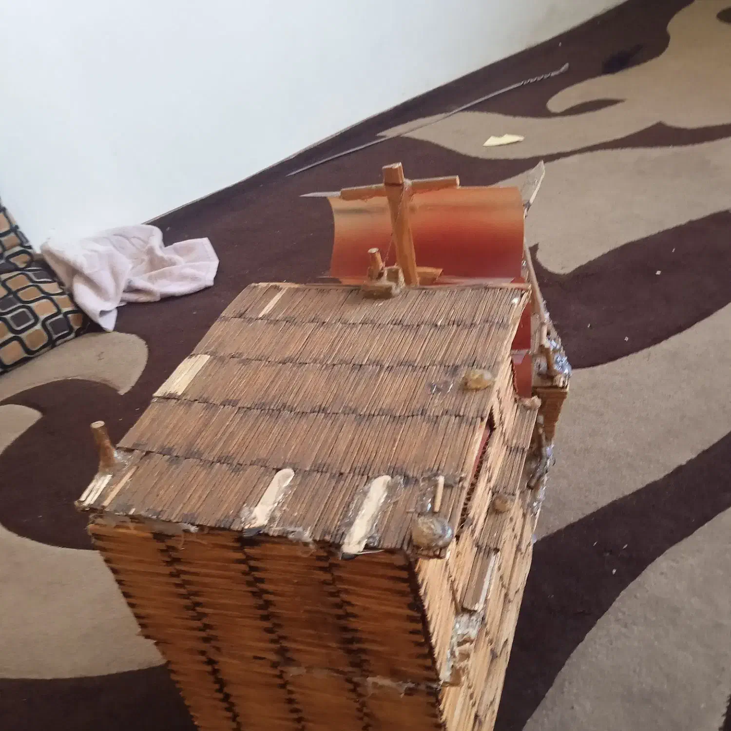 کشتی تزیینی چوبی|کلکسیون و سرگرمی|خرمآباد, |دیوار