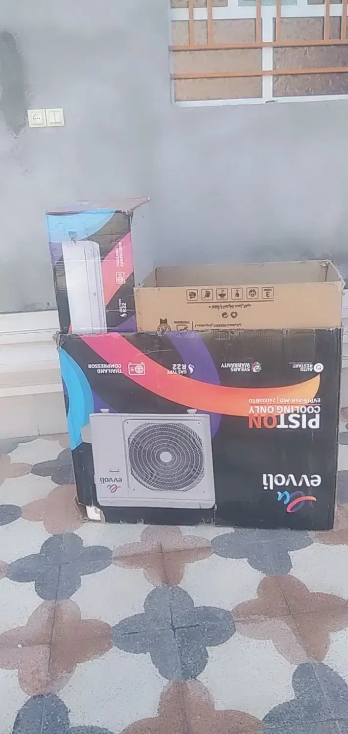 کارتون کولر گازی 24 هزار|کولر گازی و فنکوئل|چرام, |دیوار