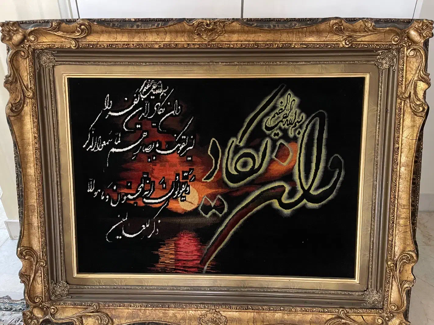 تابلو فرش دستبافت|تابلو فرش|تهران, پاسداران|دیوار