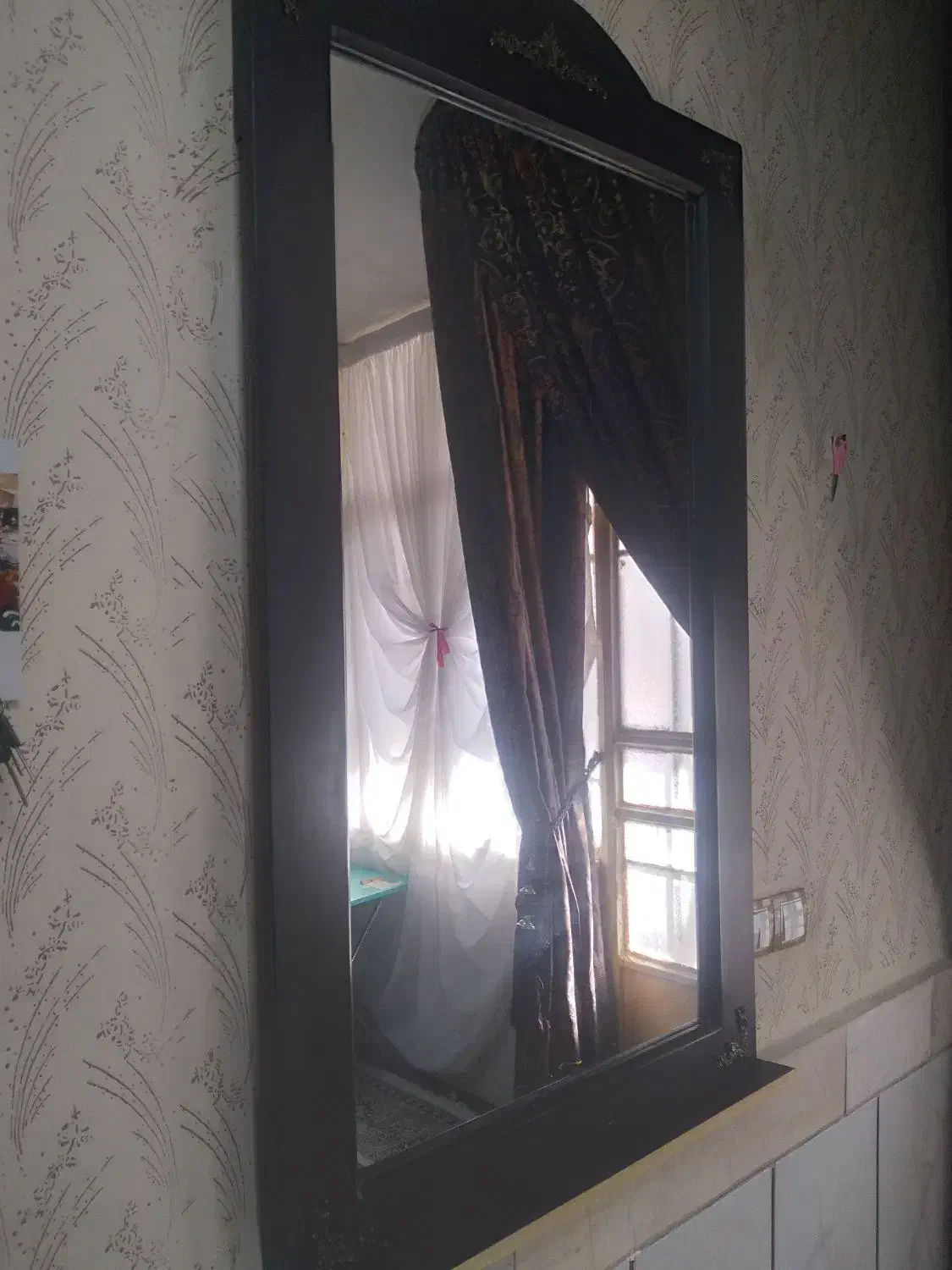 سلام اینه ۷۵در۱۲۰ با قاب ۵۰۰|آینه|تربتحیدریه, باغ سلطانی|دیوار