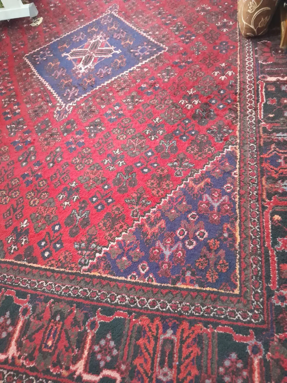 فرش دسنباف  عتیقه|فرش|سرخه حصار, |دیوار