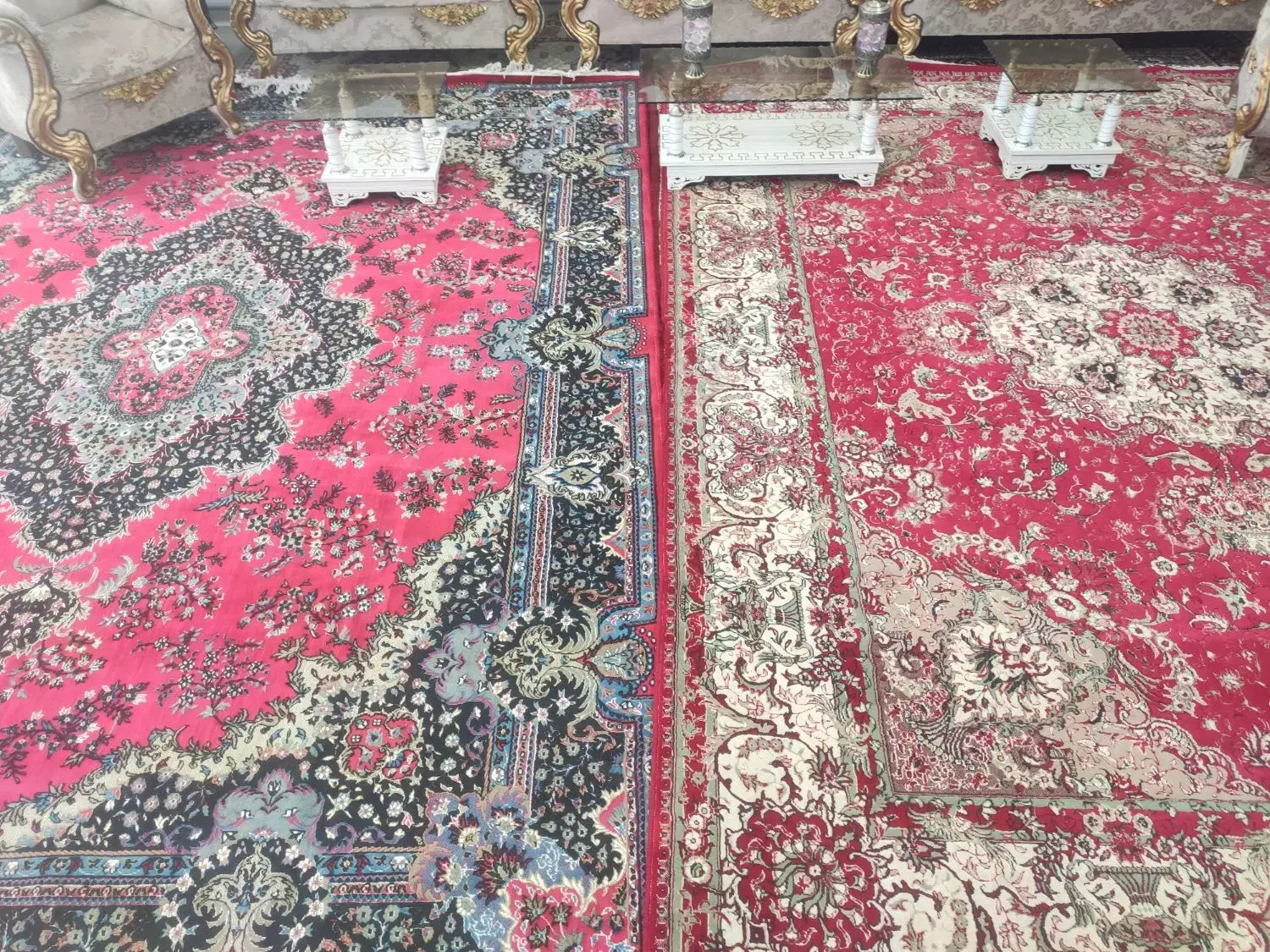 دو‌ تخته فرش قرمز۳×۴|فرش|مرند, |دیوار