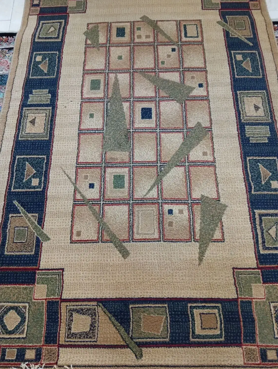 فرش گلیم چهار متری|گلیم، جاجیم، گبه|گرگان, |دیوار