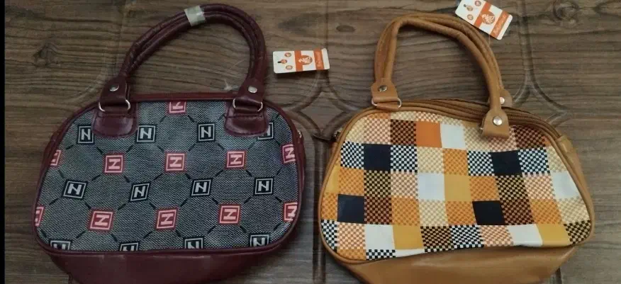 دو عدد کیفِ دستیِ کوچک خارجی|کیف، کفش، کمربند|رشت, حمیدیان|دیوار