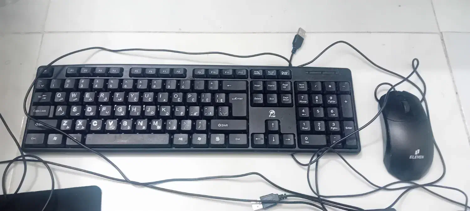 ۲ جفت موس و کیبور|قطعات و لوازم جانبی رایانه|مشهد, شهرک مهر آباد|دیوار