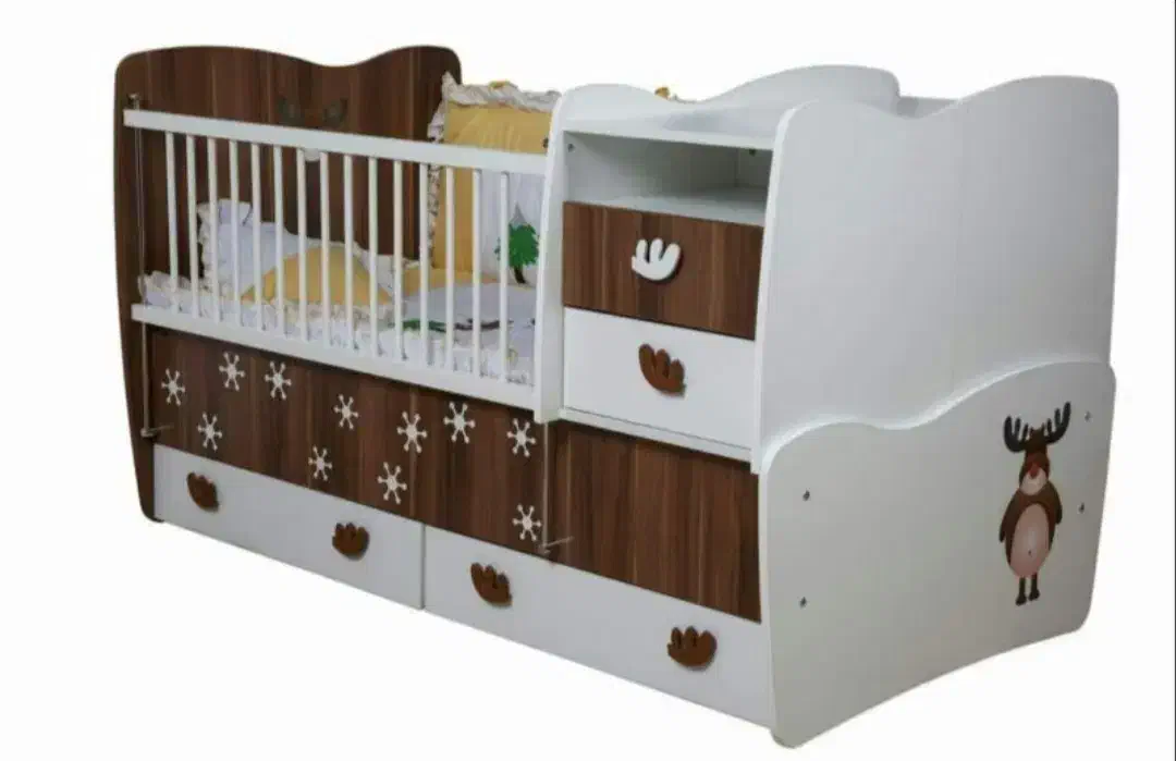 کمد و تخت نوزاد|تخت و سرویس خواب|یاسوج, |دیوار