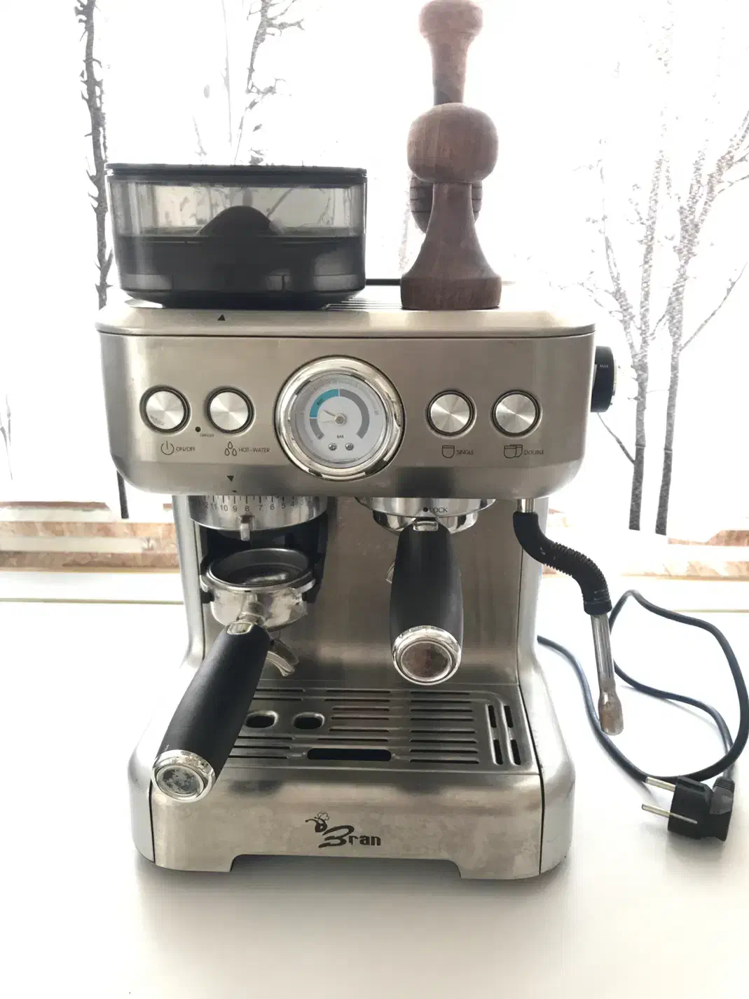 اسپرسوساز نیمه صنعتی دو گروپ اسیاب دار|سماور، چایساز، قهوهساز|تبریز, |دیوار