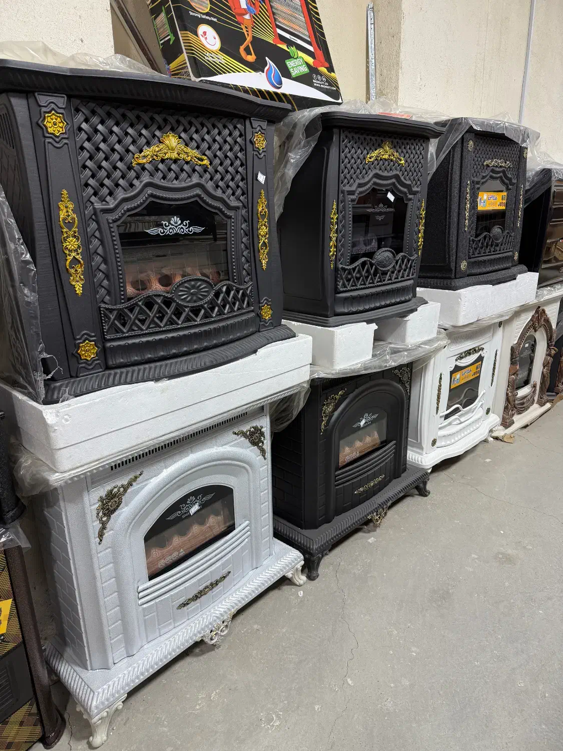 کارخانه بخاری گازی شومینه حسیری بدون‌ دودکش برقی|بخاری، هیتر، شومینه|ارومیه, |دیوار