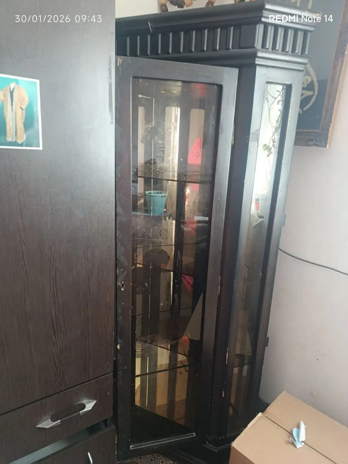 کمد وکمد شیشه یی|جاکفشی، کمد، دراور|خرمآباد, |دیوار