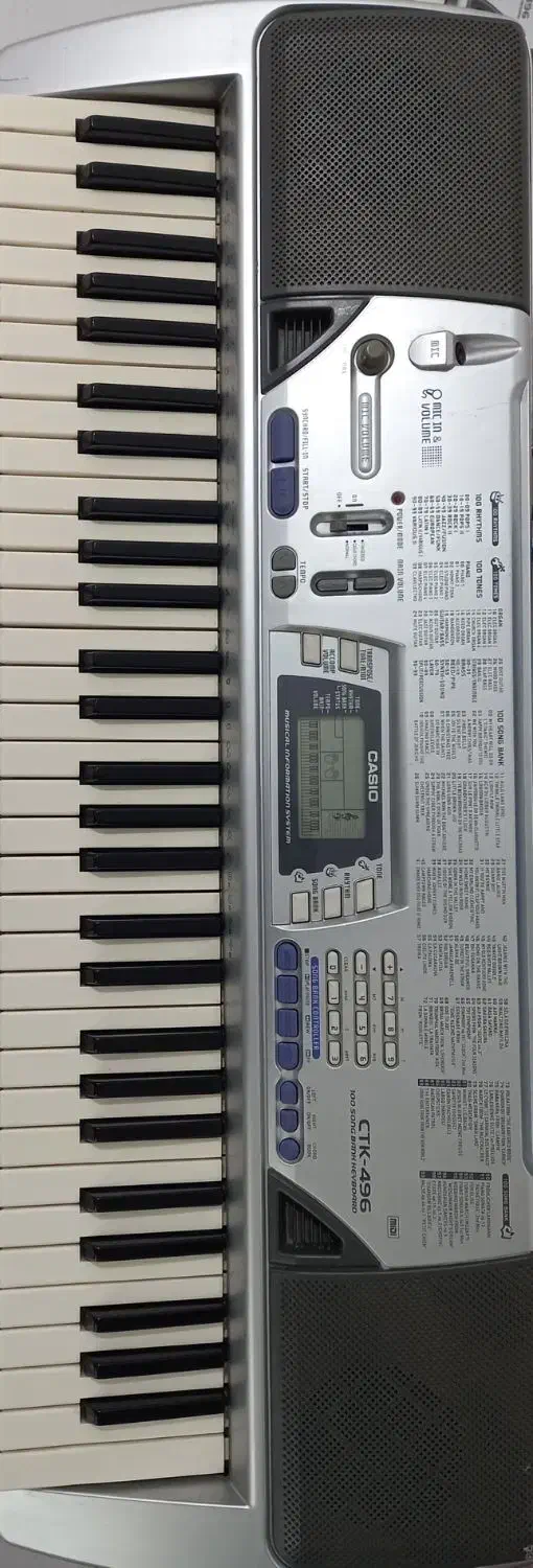 ارگ کاسیو ctk 496|پیانو، کیبورد، آکاردئون|اهواز, شهرک برق|دیوار