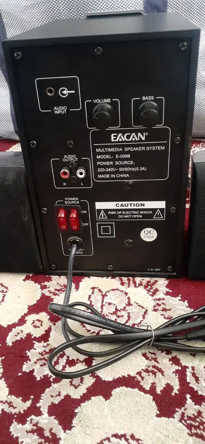 اسپیکر کامپیوتر EACAN بلوتوث دار در حد نو|قطعات و لوازم جانبی رایانه|شیراز, شیخ علی چوپان|دیوار