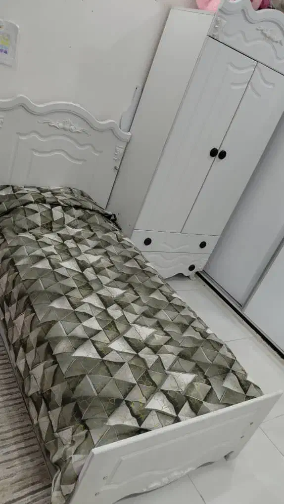 تخت یک نفره با تشک|تخت و سرویس خواب|بهارستان, |دیوار