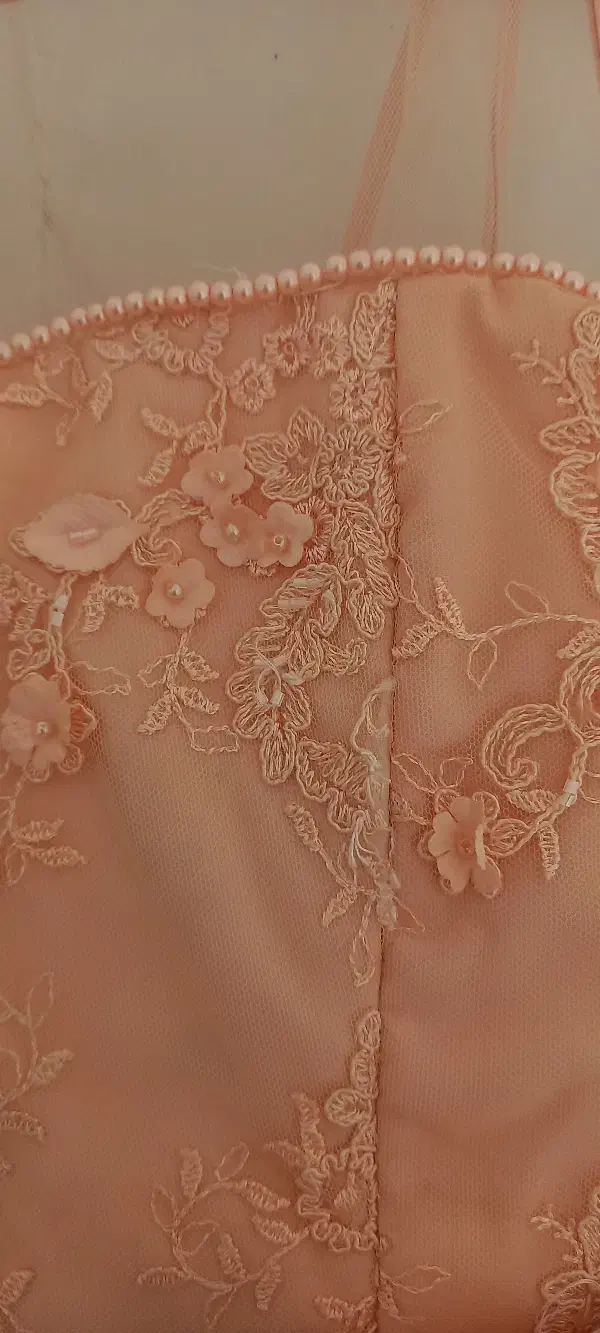 لباس عروس دخترانه صورتی نو و سالم|لباس|هشتگرد, هشتگرد قدیم|دیوار