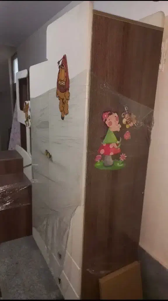 سرویس کمد خواب کودک|تخت و سرویس خواب|خمینیشهر, |دیوار