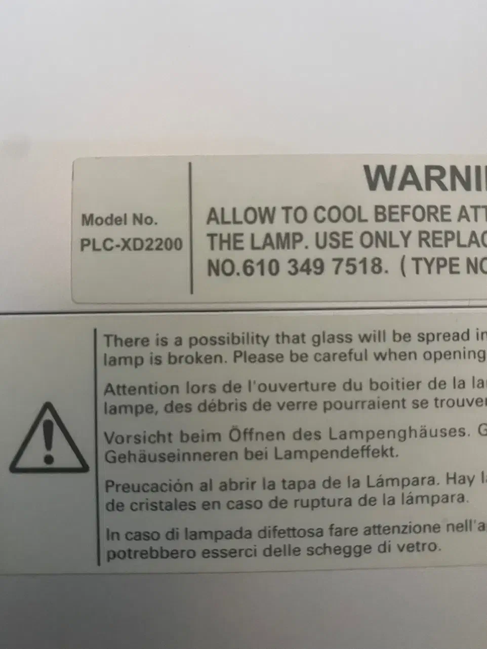 ویدئو پرورژکتور استوک سانیو Sanyo PLC-XD2200|تلویزیون و پروژکتور|گرگان, |دیوار