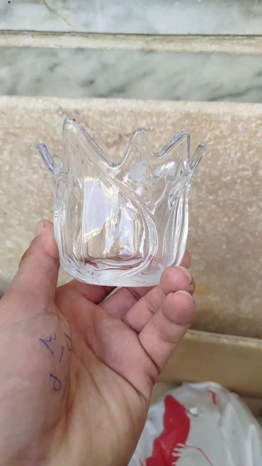 لاله لوستر 10عدد به رنگ دودی|لوستر و چراغ آویز|تبریز, |دیوار