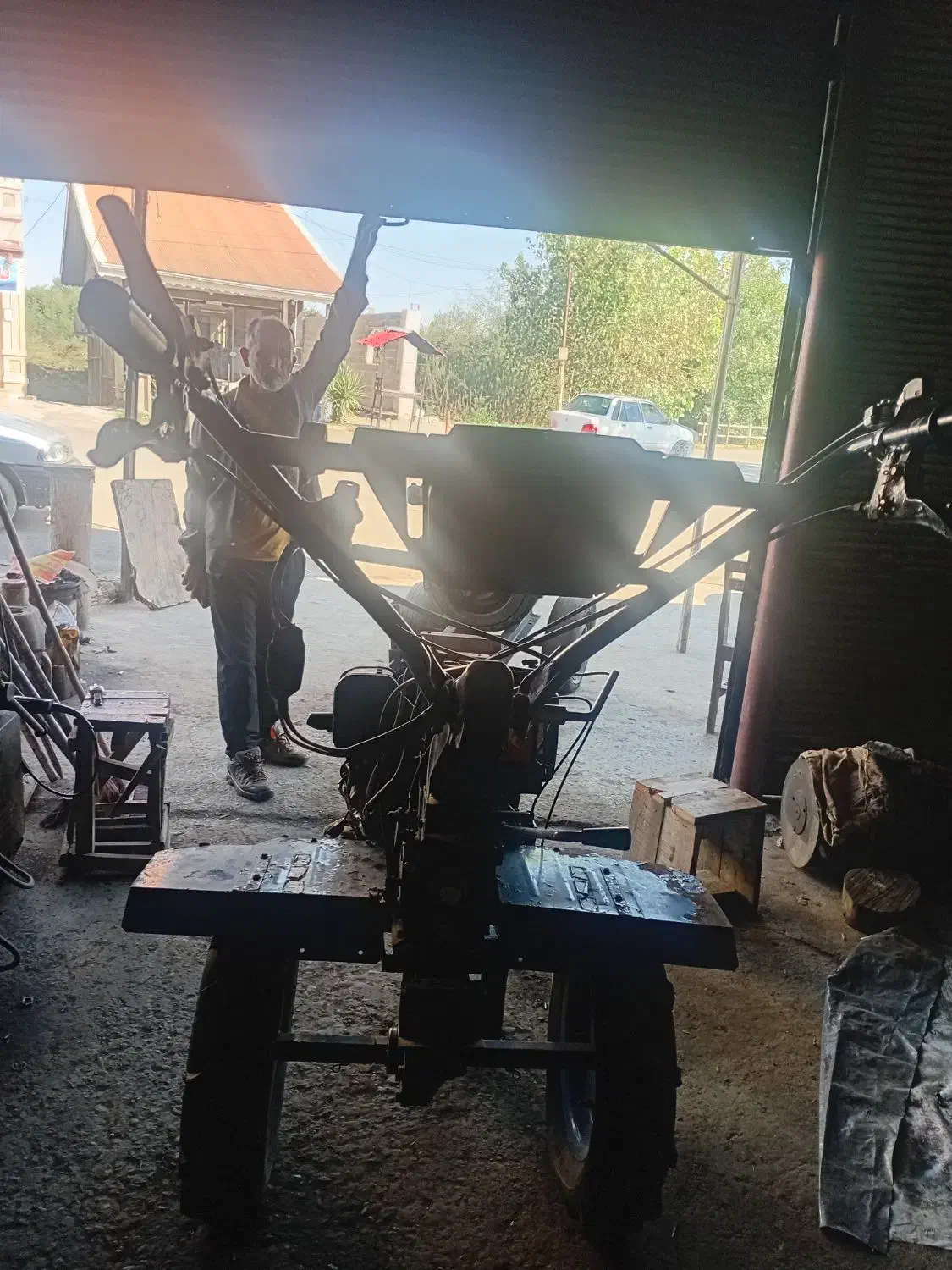 تیلر شخم زنه باغی|ماشین‌آلات صنعتی|کوچصفهان, |دیوار