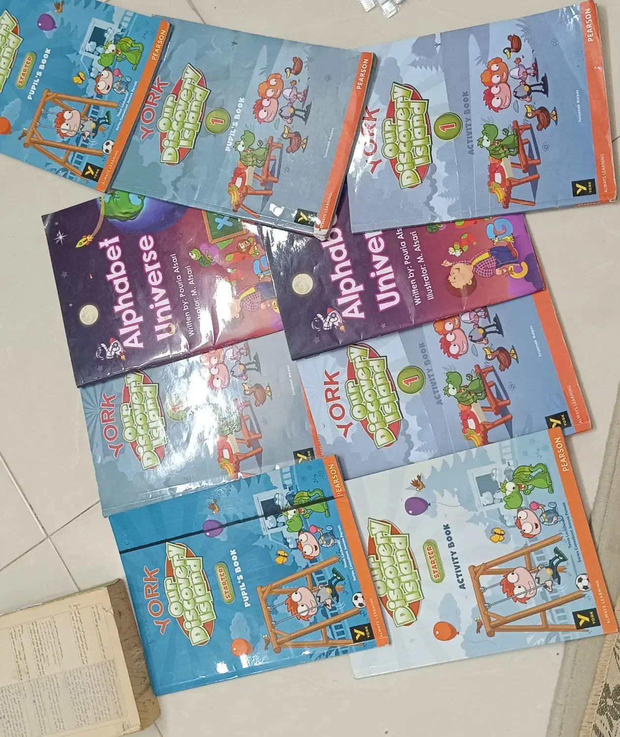 تعدادی کتاب کار زبان|کتاب و مجله آموزشی|تهران, کیانشهر|دیوار