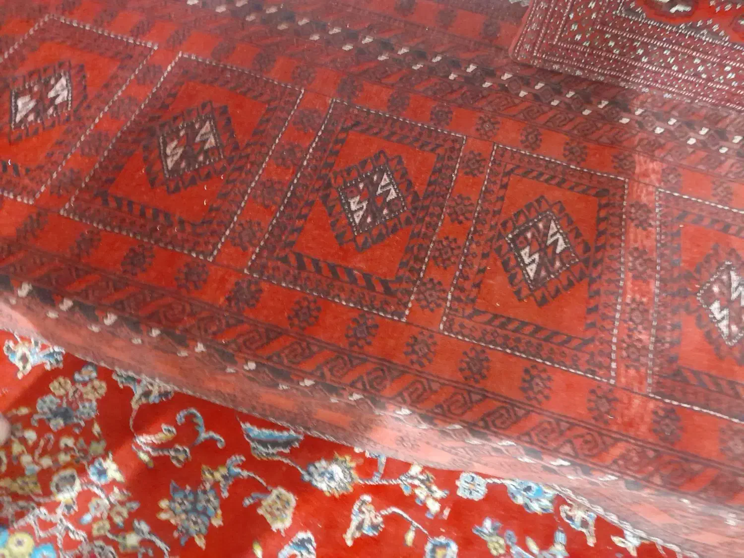 قالیچه دستباف|فرش|نیشابور, گنبد سبز|دیوار