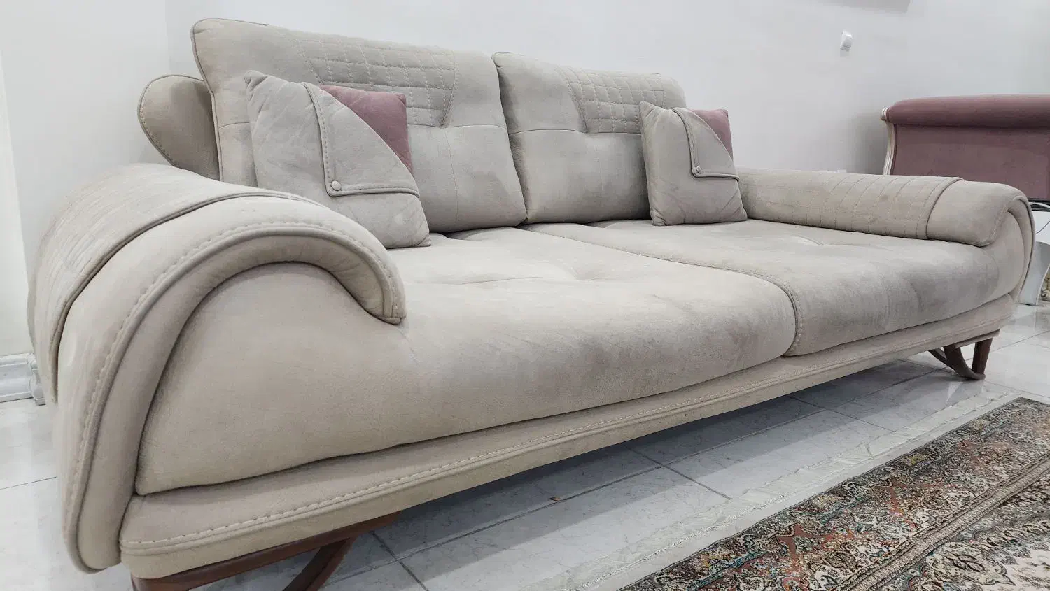 نیم ست کاناپه راحتی و ۲ صندلی|مبلمان خانگی و میز عسلی|کرج, گلشهر|دیوار