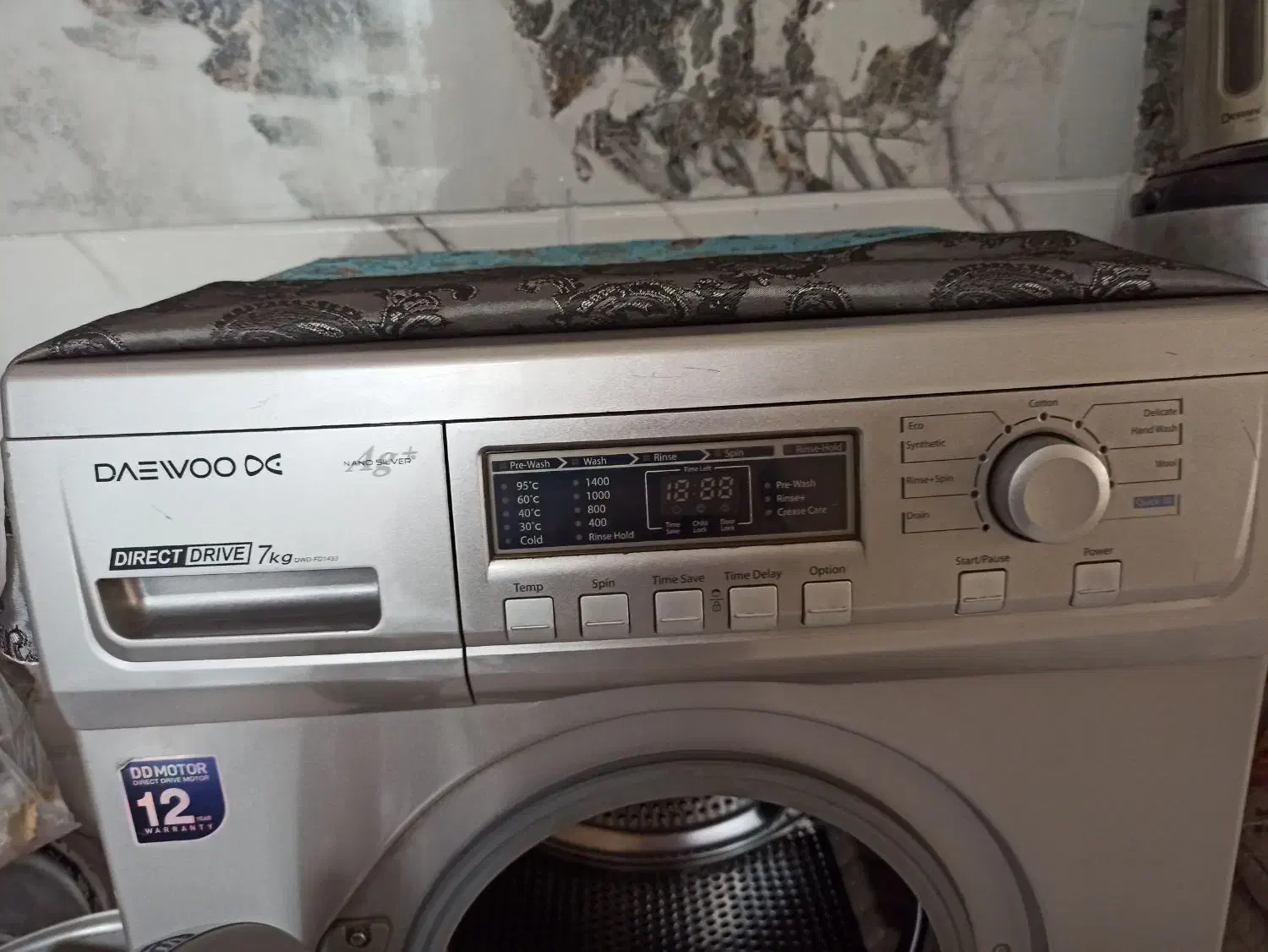 ماشین لباسشویی دوو 7کیلو|ماشین لباسشویی و خشک‌کن لباس|زاهدان, |دیوار