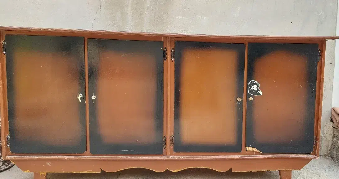 کمد چهار در چوبی|جاکفشی، کمد، دراور|بندر کنگان, |دیوار