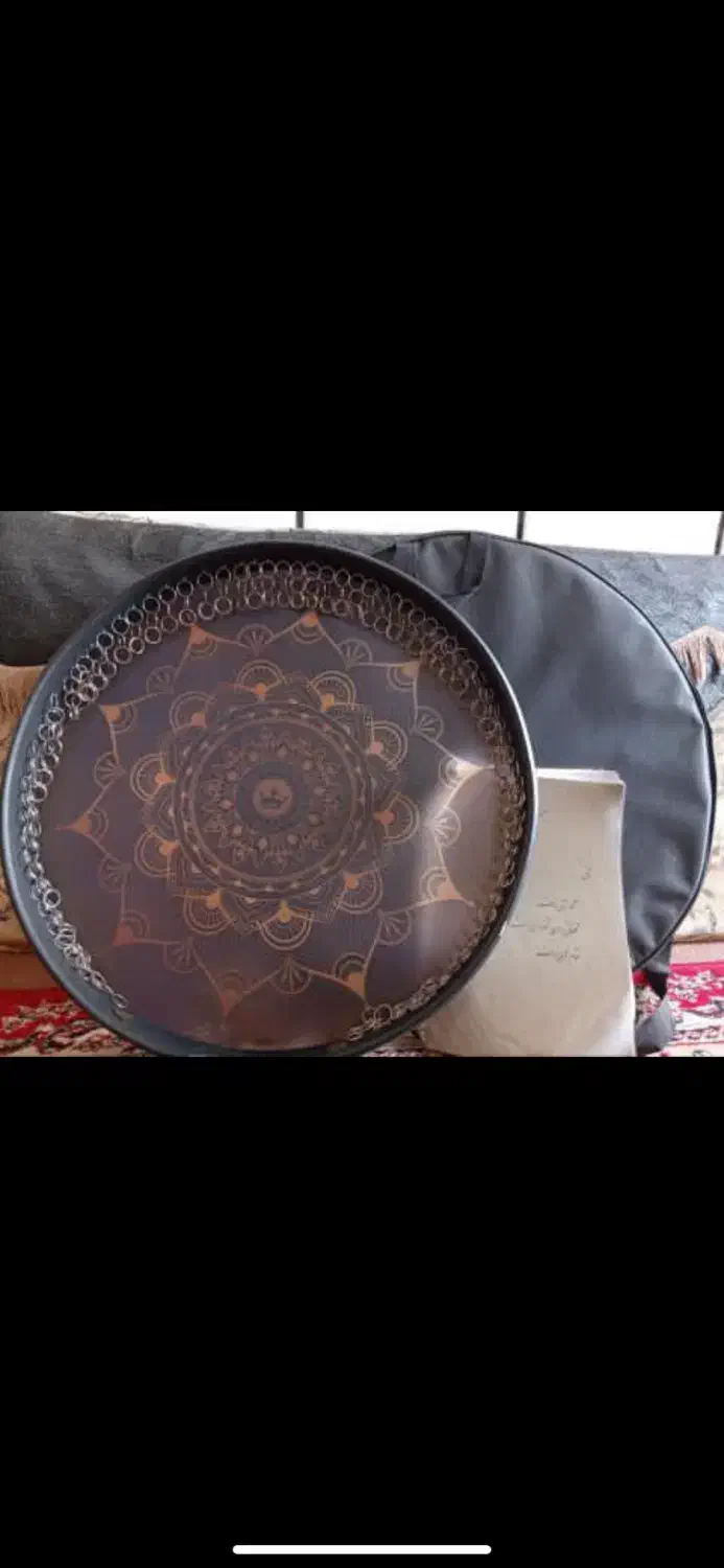 دف با کیف و جزوه|سازهای سنتی|کردکوی, |دیوار