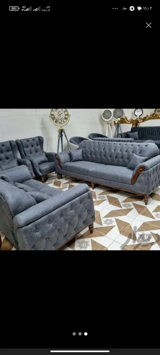 مبل راحتی چستر برینچ کد۶۵|مبلمان خانگی و میز عسلی|اسلامشهر, شهرک سعیدیه|دیوار