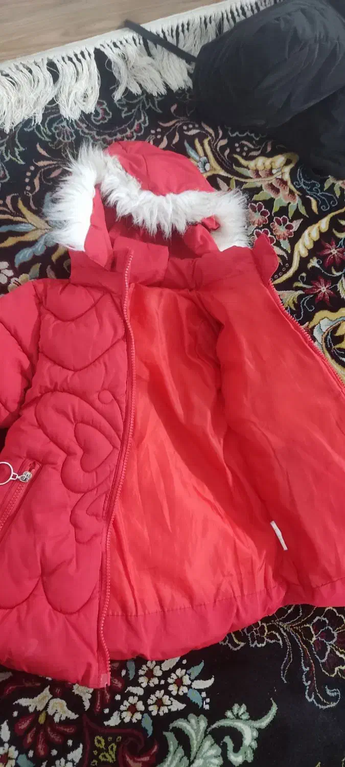 کاپشن دخترانه|کفش و لباس بچه|خرم‌آباد, |دیوار