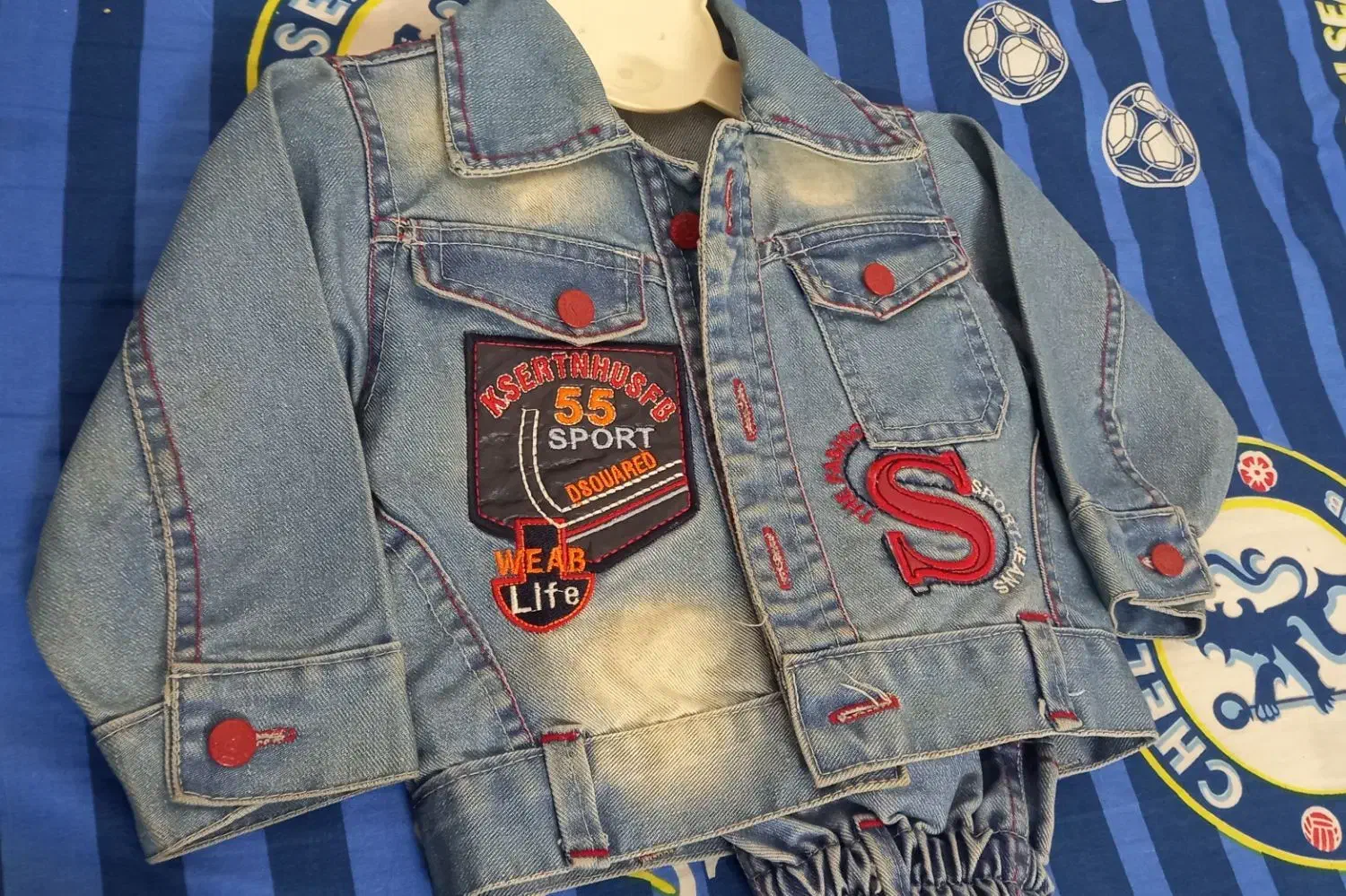 کت و شلوار لی بچه گانه|کفش و لباس بچه|برخوار, |دیوار