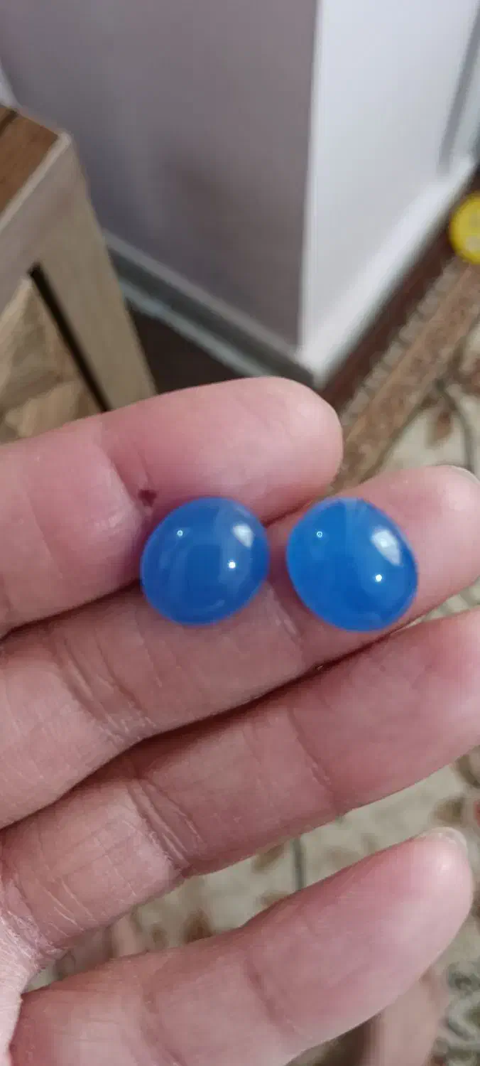 عقیق آبی جفت|جواهرات|قزوین, |دیوار