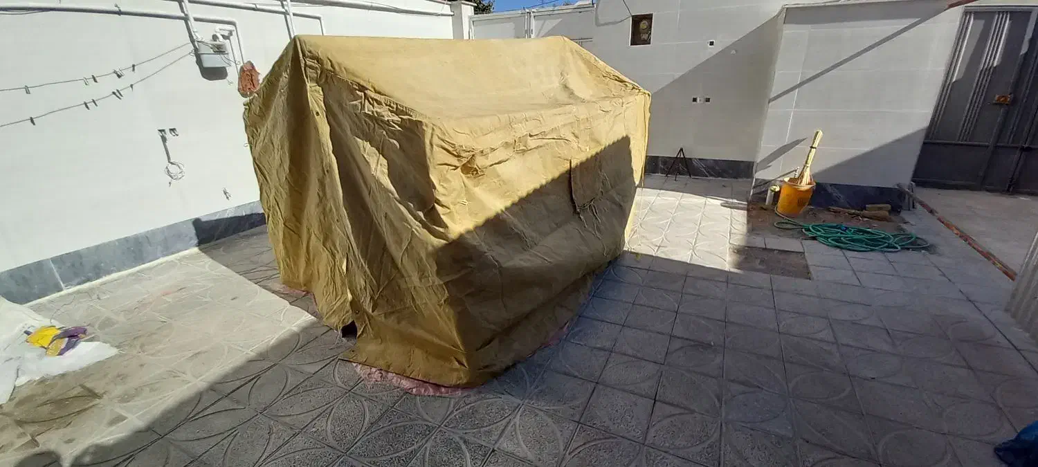 چادر برزنت دارای چارچوب فلزی|کوهنوردی و کمپینگ|فرخ‌شهر, |دیوار