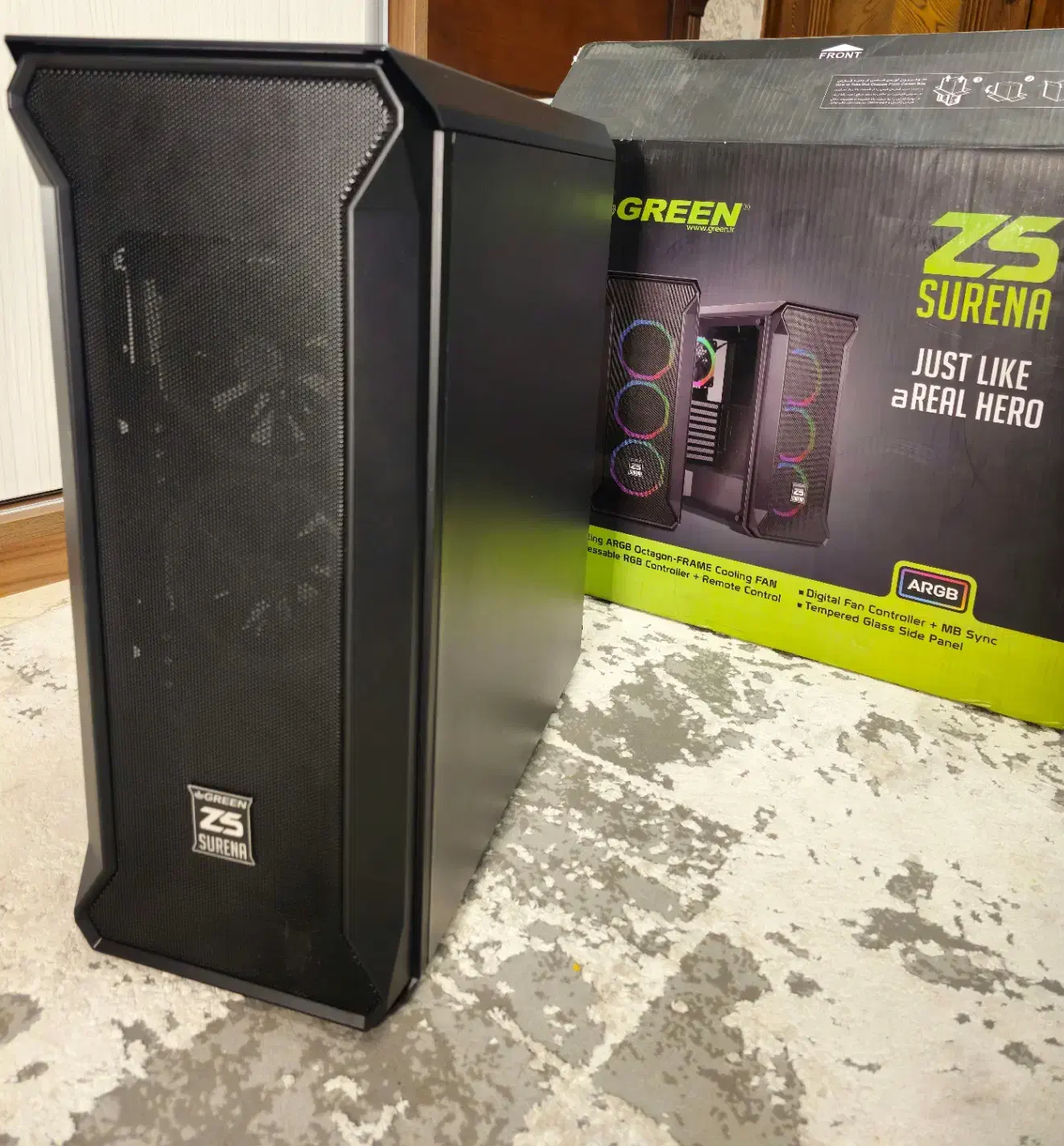 کیس Z5 گرین|قطعات و لوازم جانبی رایانه|تهران, اختیاریه|دیوار