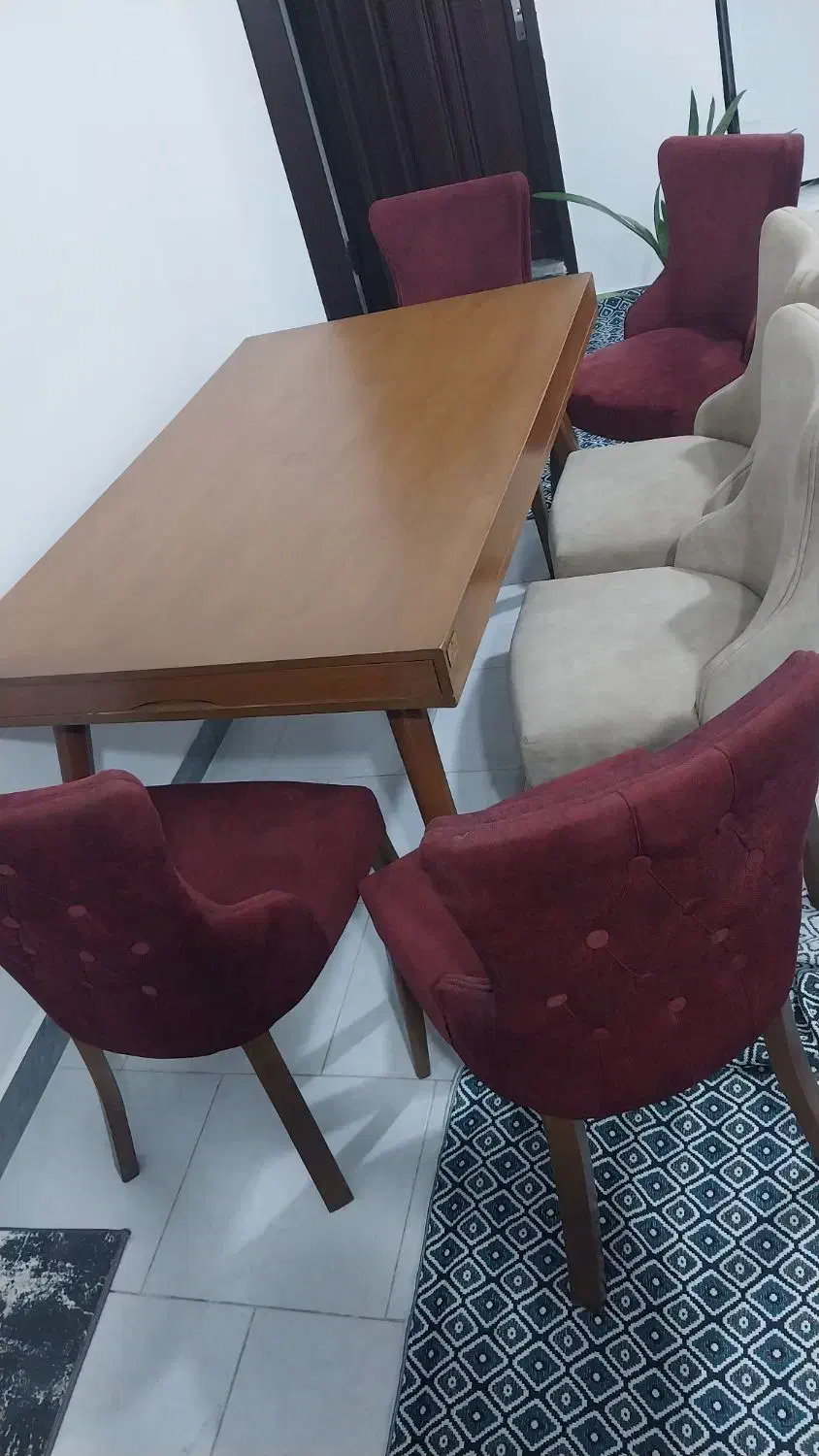 میزو صندلی غذا خوری|میز و صندلی غذاخوری|رشت, دیانتی|دیوار