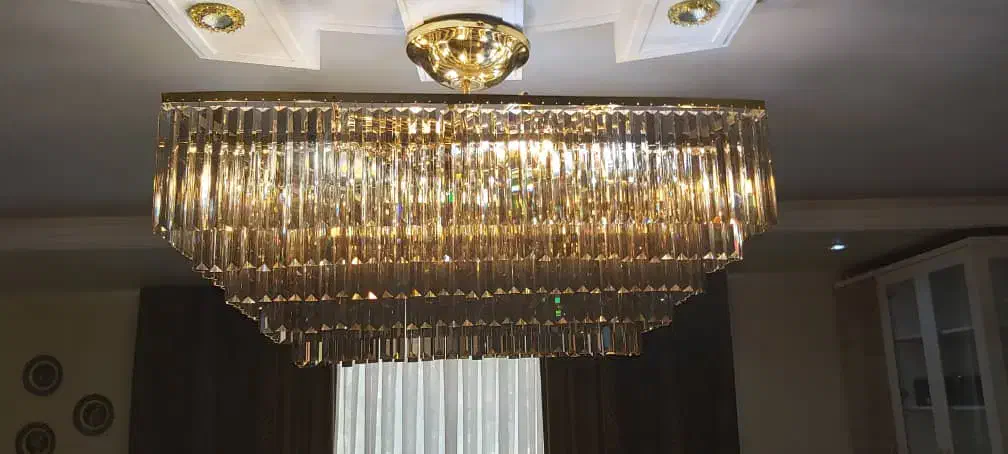 ۲ عدد لوستر کریستال|لوستر و چراغ آویز|تهران, الهیه|دیوار