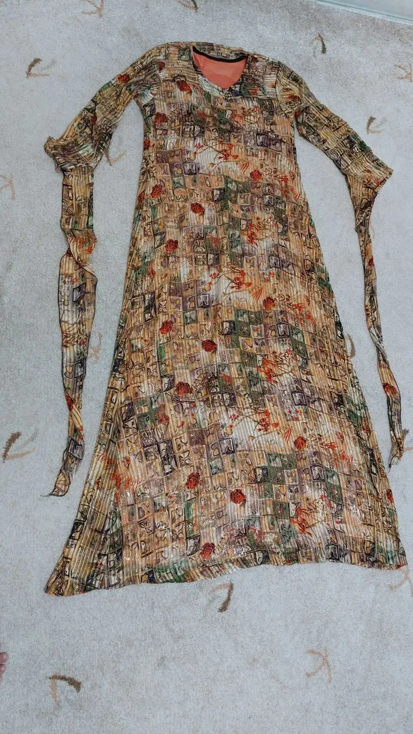 لباس مجلسی کردی فارسی کتی|لباس|سرپل ذهاب, |دیوار