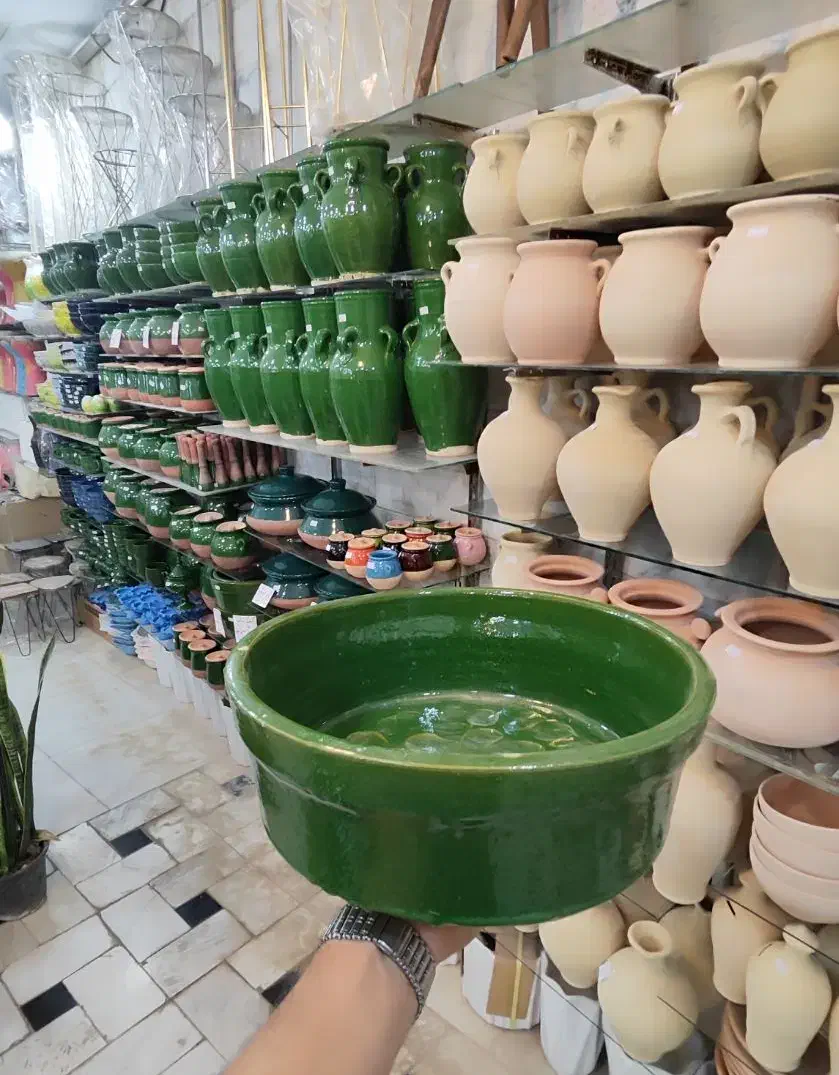 کشک ساب لانجین سفالی کاسه پیاله زامفیلیا سفال پتوس|صنایع دستی و سایر لوازم تزئینی|قم, ولیعصر|دیوار