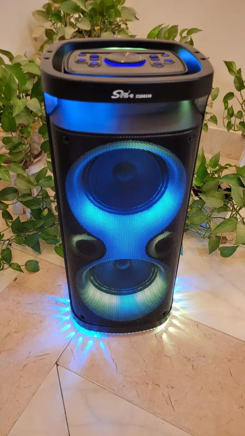 اسپیکر فول رقص نور برق مستقیم + شارژی|سیستم صوتی خانگی|قم, شهرک قدس|دیوار