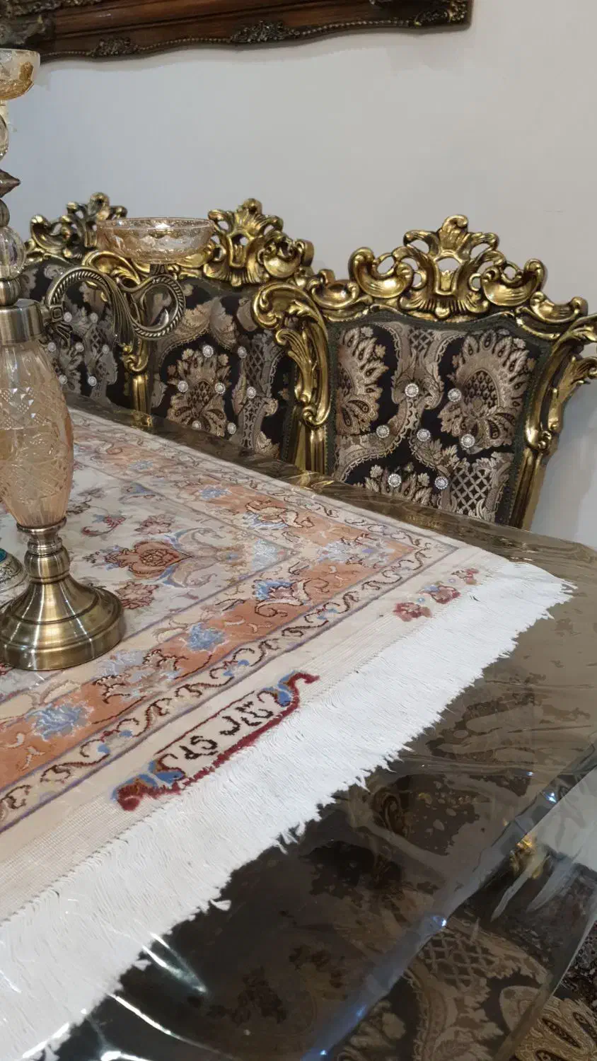 مبل در حد نو با ناهارخوری|مبلمان خانگی و میز عسلی|سیرجان, |دیوار