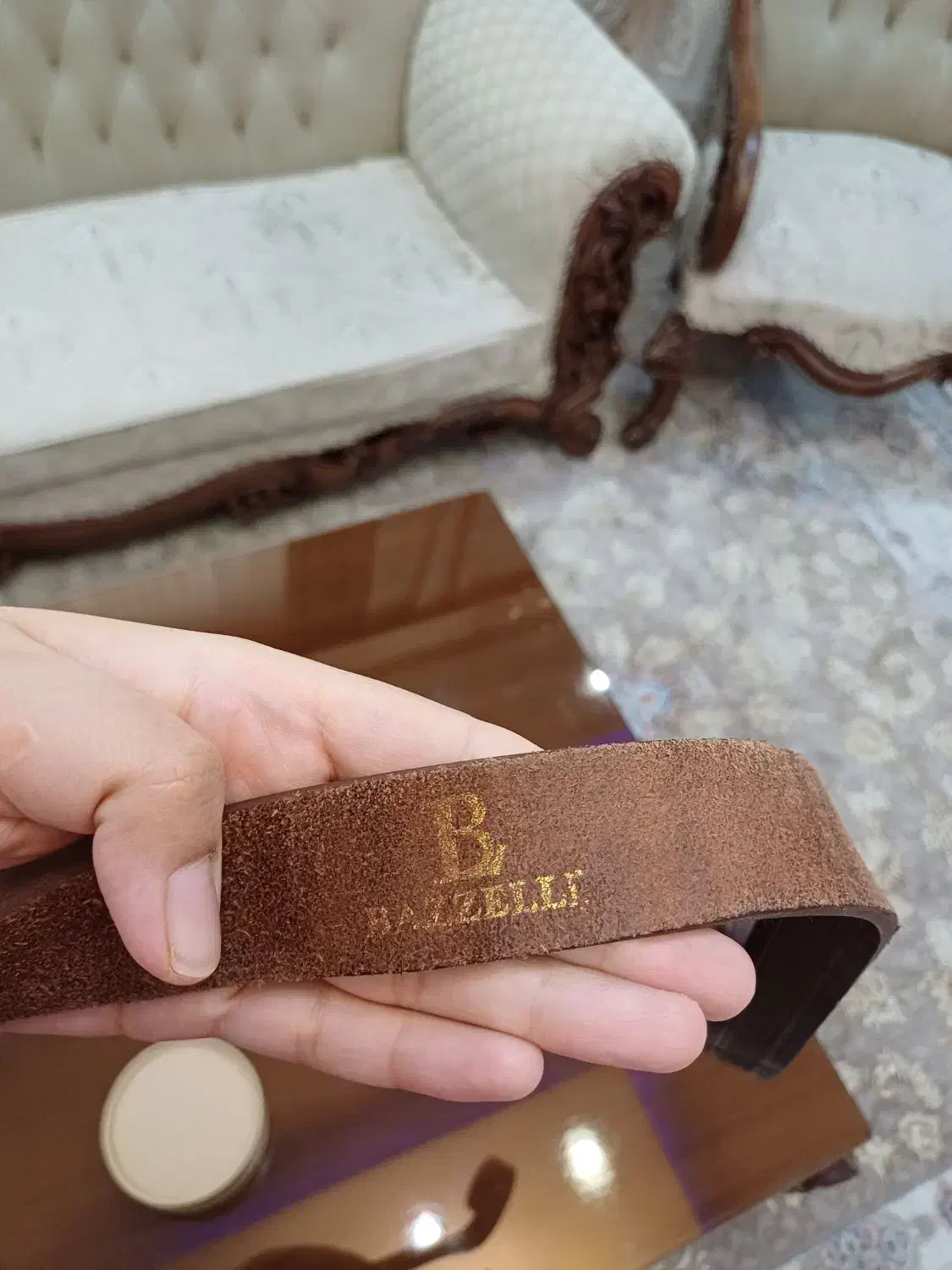 کمربند مردانه چرم گاومیش|کیف، کفش، کمربند|اندیشه, اندیشه فاز ۶|دیوار